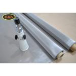 High Tension Stainless Steel Wire Mesh 304 / 316L Material Screen Printing Mesh Silver