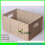 LDKZ-051 natural paper rope woven storage bin 2016 new home storage basket for sale