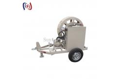 China 40KN Hydraulic Tensioning Tool Cable Tensioner Connect Hydraulic Conductor Reel Stand supplier