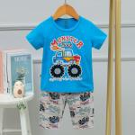 Air Conditioning Set Children'S Short Pyjama Sets 135cm Off Road Vehicle Korean Shorts for sale