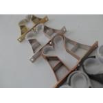 Black 9cmx5.5cm Aluminum Drapery Rod Brackets for sale