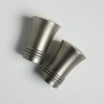 Single Extendable Aluminum Alloy Curtain Rods End Caps for sale