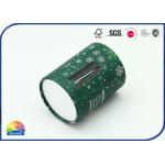 Die Cut Window Paper Packaging Tube Plastic Film Visible Inside for sale