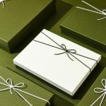 Custom Luxury Cardboard Lid And Base Cosmetic Packaging Box Personalized Gift Box Set With Ribbon for sale