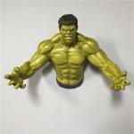 Fiberglass 3D Wall Hanging Sculpture Cartoon Incredible Hulk Sculptures for sale