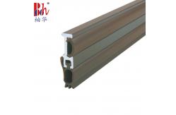 China Bottom Aluminium Door Seal With Rubber Strip 1000mm Length supplier