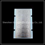 Personalized Metal Numeric Keypad 21 Keys Matrix Type Sus304 Stainless Steel Material for sale
