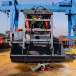15 CBM Radio Remote Control Grab Single Rope Bulk For Crane for sale