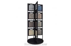 China Quartz Stone Mosaic Tile Sample Display Rack Marble Display Stand supplier
