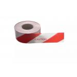 Caution PE Warning Tape Red White Road Blocking Barricade Plastic Barrier Tape for sale