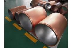 China Quadruplicate Taper Copper Mould Tube For CCM , Large Diameter Continuous Casting Mould supplier