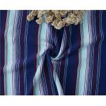 100% Cotton Yarn Dyed Stripe Knit Fabric For Activewear
