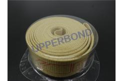 China Customized Format Garniture Tape 21 * 3100 MM Yellow Conveyor Belt supplier
