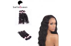 China Unprocessed 6A+ Virgin Burmese Remy Hair Weave Natural Black Curly supplier