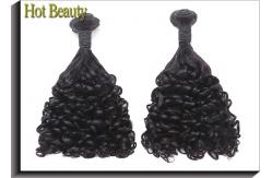 China Unprocessed Funmi Human Raw Virgin Hair Extensions No Tangle No Shed Curly Hair supplier