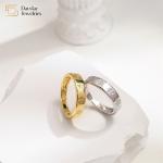 Custom Jewelry 18k Gold Plated Rings Women Men Adjustable Ant Insect Engraved for sale