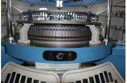 China Single Jersey Circular Weft Knitting Machine For Reversed Velour Shearing Fabrics supplier