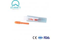 China Preloaded Gentle Safety Lancet 21G 2.2mm For Comfortable Blood Testing supplier