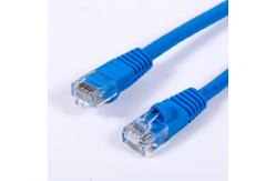 China Cat5E Cat 6 Cat6a UTP Ethernet Patch Cable Round For Communicate supplier