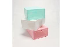China Moistureproof Shoes Storage Organizer , Detachable Stackable Plastic Shoe Storage supplier