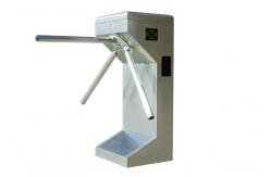 China Waist Height Full Automatic Turnstile Gate Barrier For Access Control System supplier