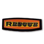 Embossed 3D Logo Screen Printed Soft Plating Golden TPU Badges for Cloth for sale