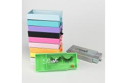 China Empty Transparent PVC Drawer Eyelash Box False Eyelash Packaging Box supplier
