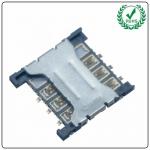 SIM 6P Micro-Card Mobile Phone Card Slot Pull-Out Pull Type Smart Card Connector for sale
