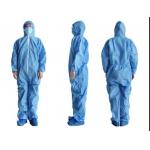 Blue L XL XXL SMS Lightweight Disposable Coveralls for sale