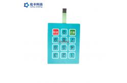 China PET Polyester Flat Membrane Switch , Custom Tactile Membrane Keypad supplier