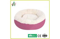 China Rectangle Fluffy Dog Blanket , CPSC Soft Pet Bed With Anti Slip Bottom supplier