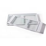 Alkali Free Crisper Pan Cover 4mm Tempered Glass Safety Glasses for sale