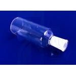SGS Laboratory Quartz Glass Conical Flask Reagent Bottle Customized With Screw Cap for sale