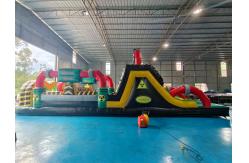 China Supplier Inflatable Obstacle Courses Danger Zone Theme Games Jumping Castle supplier