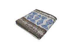 China 29x59 Inch Waffle Weave Microfiber Beach Towel Custom Printed supplier