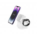 9v 2a Black White Abs Acrylic Bracket Wireless Charger For Phone/Earphone/Watch for sale