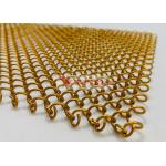 8x8 Mm Aperture Metal Ring Mesh Curtains For Space Divider And Flexible Partition for sale