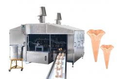 China Semi Automatic Ice Cream Wafer Cone Maker Pizza Cone Making Machine supplier