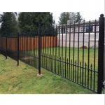 Residential Outdoor 6x8 Removable Decorative Wrought Iron Fence Panels for sale