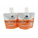 16oz 500ml Suction Nozzle Bag For Shower Gel Packaging Stand Up Spouch Pouch Bags for sale