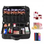 Multifunction Polyester Makeup Brush Organizer With Adjustable Dividers