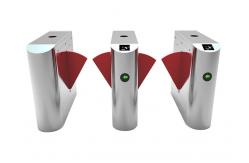 China LED Indicator 35W SUS304 Access Control Flap Barrier Face Recognition supplier