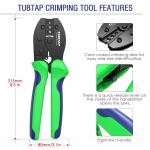 Portable Alloy MC4 Crimping Tool , Abrasion Resistant MC4 Tool Kit