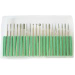 Electroplated Grinding Diamond Mounted Point Set Fast Cutting For Glass / Quartz for sale