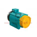 Gearless Elevator IP33 16 Pole Lift Traction Machine With Torque Measuring System for sale