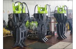 China Q345B Hydraulic Power Excavator Grapple Attachment For Excavator supplier