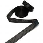 Custom Rubber Non Slip Polyester Jacquard Webbing For Cloth