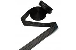 China Custom Rubber Non Slip Polyester Jacquard Webbing For Cloth supplier