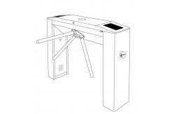 China Entrance Control Semi Automatic Tripod Turnstile Gate Easy Maintenance supplier