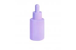 China Customized Macaron Glass Empty Essential Oil Bottle With Dropper Cap supplier